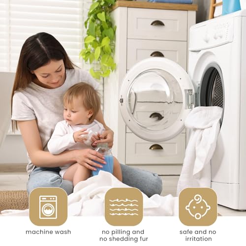 Softan Baby Hooded Towels and Washcloths Set 6 Pack, 28x28 Ultra Soft & Absorbent Baby Bath Towels for Newborn Infant Toddler, Unisex Boys Girls (Green Elephant)