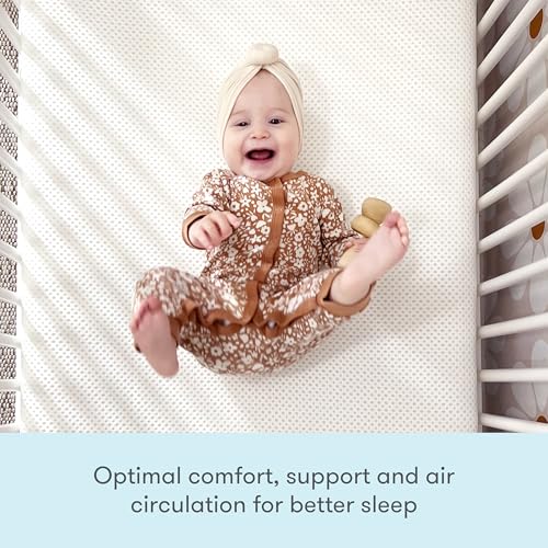Newton Baby Essential Crib Mattress – Breathable, Washable Infant & Toddler Mattress with Firm Support, All-Stages, Infant to Toddler, GREENGUARD Gold Certified - White