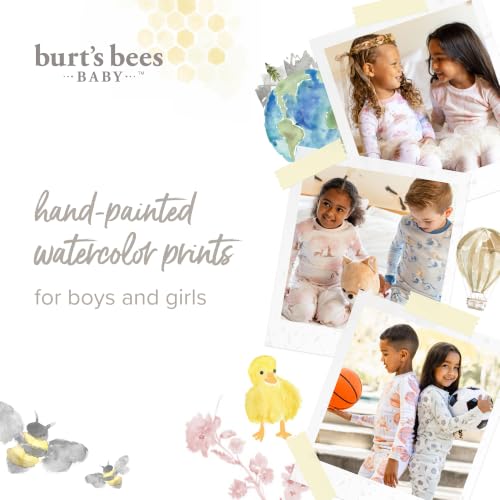 Burt’s Bees Baby Unisex Baby Bodysuits, 5-Pack Short & Long Sleeve One-Pieces, 100% Organic Cotton