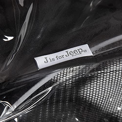 Jeep Jogging Stroller Weather Shield, Baby Rain Cover, Universal Size to fit most Jogging Strollers, Waterproof, Windproof, Ventilation,Protection, Pram,Vinyl, Clear, Plastic