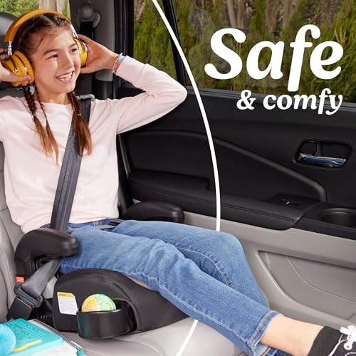 Graco TurboBooster 2.0 Backless Booster Car Seat, Trisha, Travel Booster Seat for Children Ages 4-10, Weight 40-100 Pounds and Height up to 57 Inches