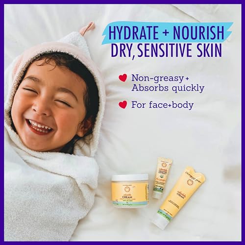 California Baby Calendula Cream | 100% Plant-Based Moisturizer | Lavender Baby Lotion | Face Moisturizer For Dry Skin | Hypoallergenic | 2.9 oz / 82g