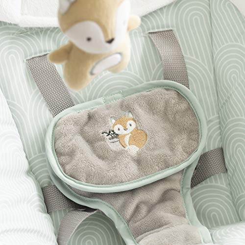 Ingenuity Anyway Sway 5-Speed Multi-Direction Portable Foldable Baby Swing & Infant Seat with Vibrations, Nature Sounds, 0-9 Months 6-20 lbs (Ray)