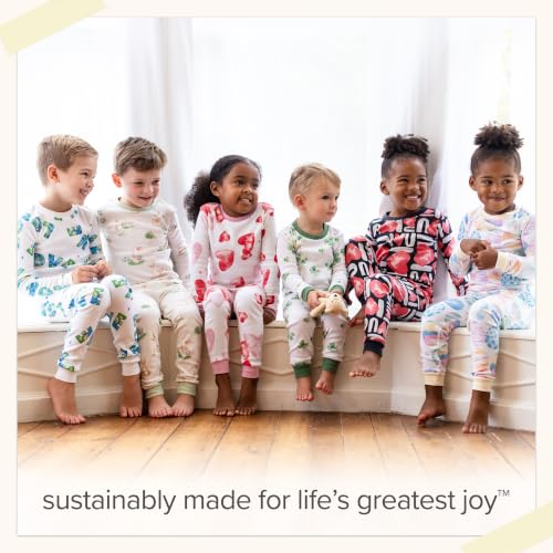Burt's Bees Baby Organic Cotton Pajamas for Boys, Toddler PJ Set, 2-PC