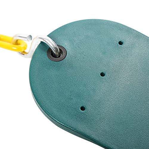 Sunnyglade 2PCS Swings Seats Heavy Duty with 66" Chain, Playground Swing Set Accessories Replacement with Snap Hooks, Support 250lb (2, Green)