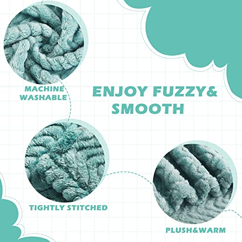 Frienda 4 Pcs Baby Fuzzy Blanket Fluffy Baby Blanket for Boys Girls Soft Warm Infant Newborn Toddler Receiving Nursery Bed Supplies, 32 x 24 Inch(Classic Color)