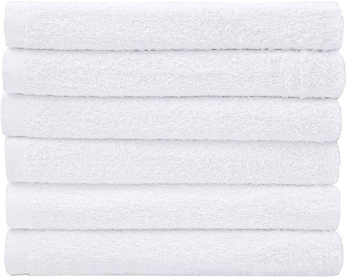 Utopia Towels 24 Pack Cotton Washcloths Set, 100% Ring Spun Cotton, Premium Quality Flannel Face Cloths, Highly Absorbent and Soft Feel Fingertip Towels, White