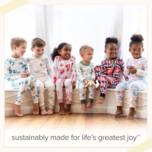 Burt's Bees Baby Boys Organic Cotton, Snug Fit Footed Sleeper Pajamas