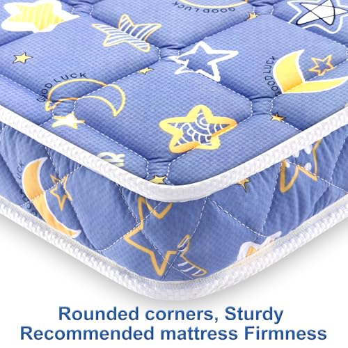 Lillibearas Premium Crib Mattress and Toddler Mattress 52" x 27.6" x 5",Firm,Breathable Hypoallergenic for Standard Cribs and Toddler Bed