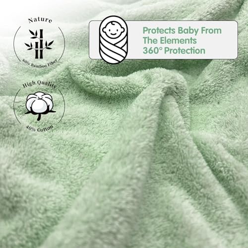 TMIELYBS Hooded Baby Towels, 4 Packs Premium Soft Baby Bath Towels with Hood for Babies, Toddler, Infant - Ultra Absorbent, Baby Stuff Shower as Best Gifts for Boys and Girls (4Pack)
