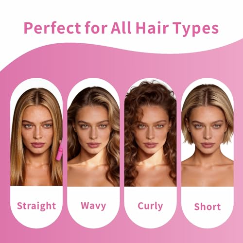 SAISZE Fly Away Stick for Hair, Flyaway Hair Tamer, Lightweight Frizz Control Hair Mascara and Styling Wand for Baby Hairs and Bangs, Travel Essentials, Ideal Gifts for Kids, Teen Girls, 0.85 Oz