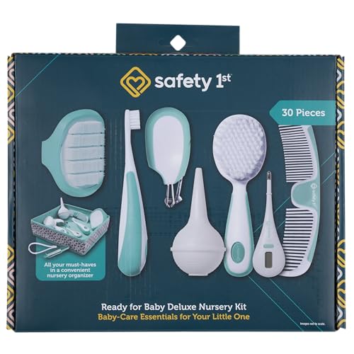 Safety 1st Nursery Care Health & Grooming Kit, Pyramids Aqua, One Size