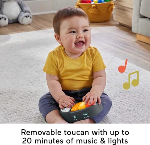 Fisher-Price Baby Bouncer Whimsical Forest Jumperoo Activity Center With Music And Lights