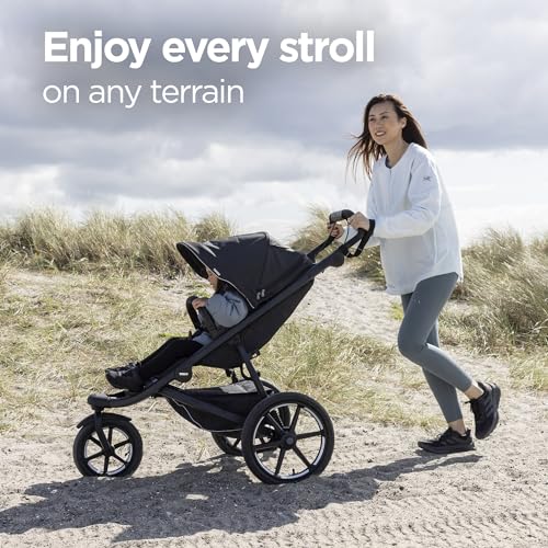 Thule Urban Glide 3 Single Child All-Terrain Stroller, Full-Suspension System, Air-Filled Tires, Upright seat with Adjustable Recline and Built-in legrest