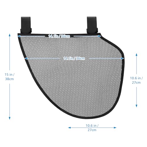 Accmor Universal Stroller Organizer, Side Sling Stroller Organizer, Mesh Cargo Net Stroller Storage Caddy, Stroller Bag Accessories Fits for Uppababy, Nuna, Baby Jogger, Britax, Doona Strollers