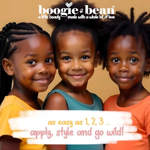 Boogie and Bean Baby and Kids Hair Growth Oil, Nourishing Hair Oil for Infants, Toddlers and Children, Moisturizes Waves, Curls, Coils and Locs