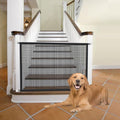 Cupount Dog Screen Mesh Gate for Stairs Pet Gates for The House: for Doorways Stairways Indoor 29 inches Tall, 38 inch Wide, Fits 32-35 inch Openings