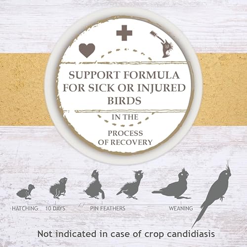 Psittacus General Recovery 100 g | Hand Feeding Formula for Sick and Injured Baby and Adult Birds, Parrots, Pigeons | Premium Food for Birds, 100% no-GMO