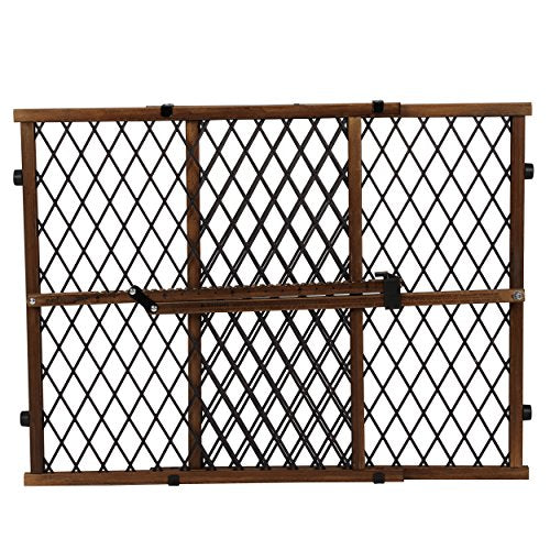 Position & Lock Adjustable Wood Baby Gate (Farmhouse Collection)