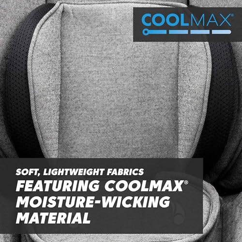 Baby Jogger City Turn Rotating Car Seat 180-Degree Turn, Lightweight Convertible Car Seat, Rear Facing to Forward Facing for Newborn to Toddlers, Coolmax Fabric, Onyx Black