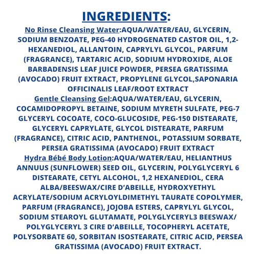 Mustela Travel Skinscare Set - Baby Skin Care & Bath Time Set - TSA-Approved - Natural & Plant-Based - Natural Avocado - 3 Items Set - Refillable & Reusable 1.69 Fl. Oz. Bottles