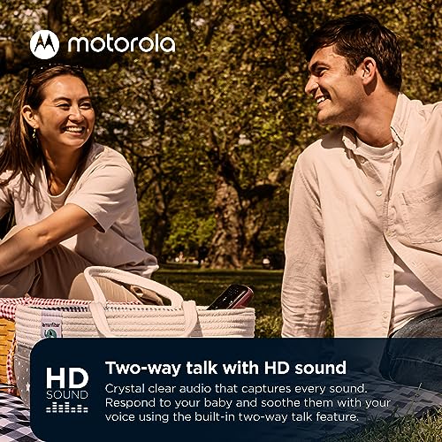 Motorola Nursery PIP12 Baby Monitor Audio Only, Portable and Rechargeable, No WiFi Needed, 1500ft Range HD Sound with Auto Off, Includes Water-Resistant Travel Case