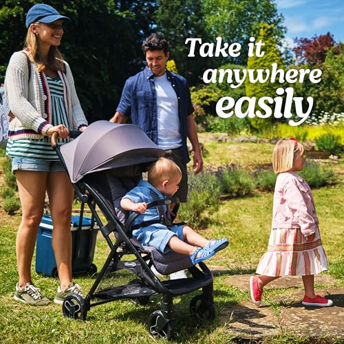 Graco® Ready2Jet Travel System – Compact Travel Stroller with Automatic Fold and SnugRide Lite Infant Car Seat