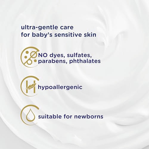 Baby Dove Sensitive Skin Care Body Lotion For Delicate Skin Rich Moisture With 24 Hour Moisturizer (Package May Vary) Fragrance-Free, 20 Fl Oz
