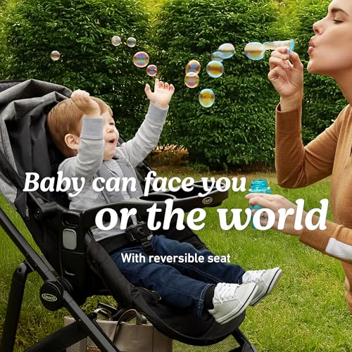 Graco Modes Element Travel System, Baby Car Seat and Stroller Combo, Includes: SnugRide Lite LX Infant Car Seat and Reversible Baby Stroller, Great Gift for New Parents, Canter